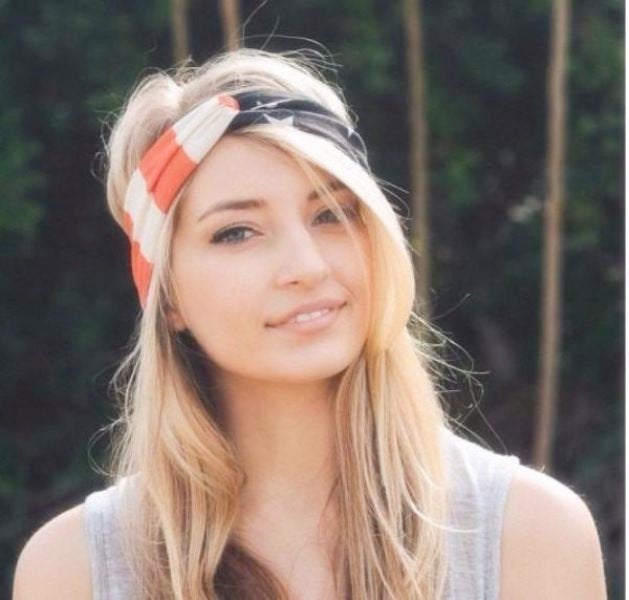 American flag headband