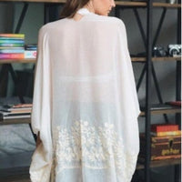 Embroidered Kimono Jacket,Beach cover up,Bohemian,festival,Oversized,Boho style,cardigan ,Summer Dress,Boho