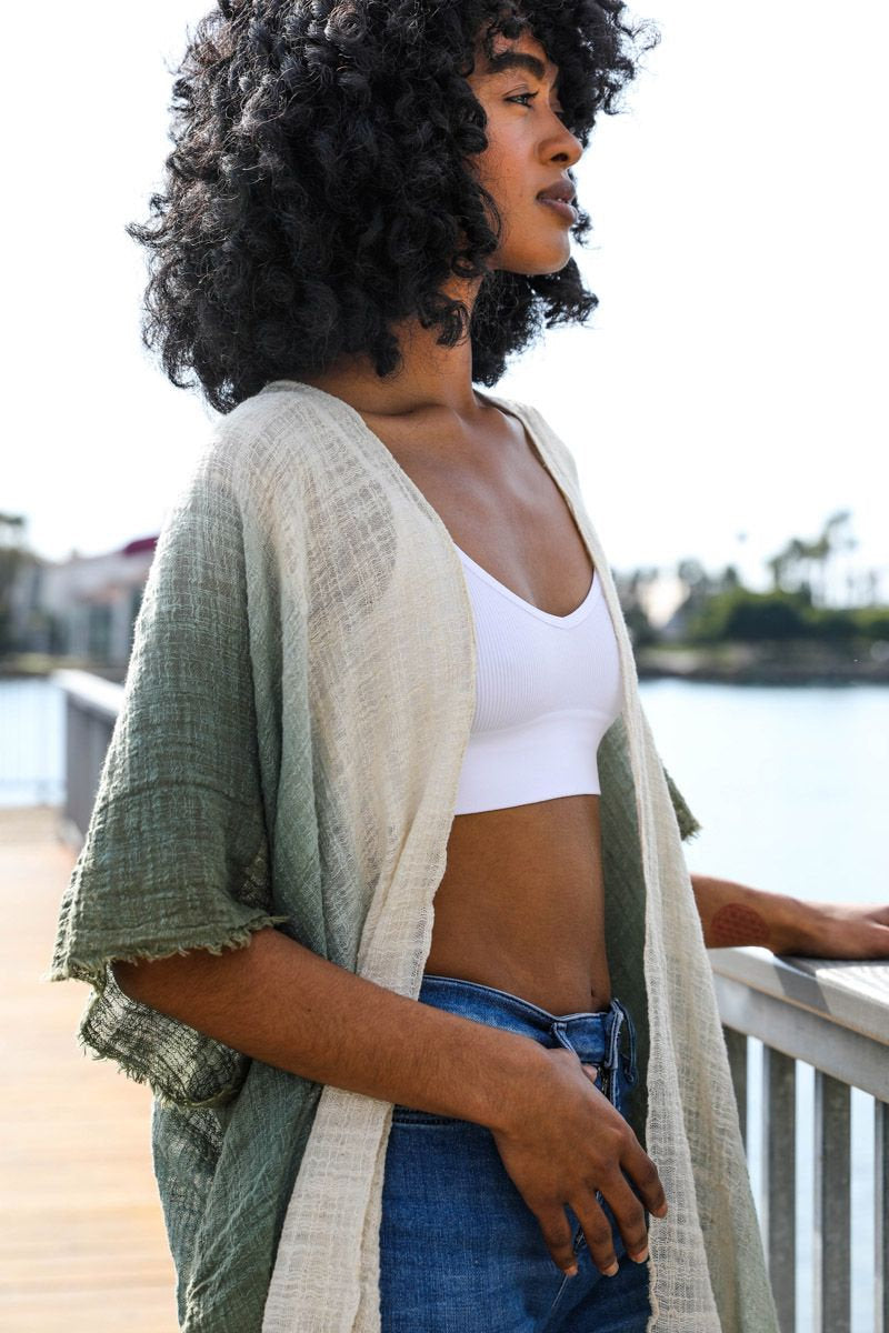 Blue Ombre Kimono Jacket,Beach cover up,Bohemian,festival,Oversized,Boho style,cardigan ,Summer Dress,Boho