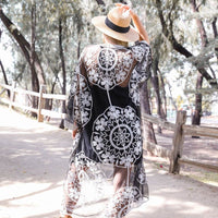 Ivory Lace Kimono