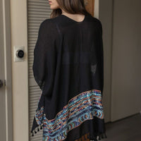 Summer Kimono, Boho Embroidered Kimono, Kimono Wrap, Beach cover up,Bohemian,festival,Oversized,Boho style,cardigan ,Summer Dress,Boho