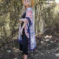 Paisley Kimono Jacket,Beach cover up,Bohemian,festival,Oversized,Boho style,cardigan ,Summer Dress,Boho