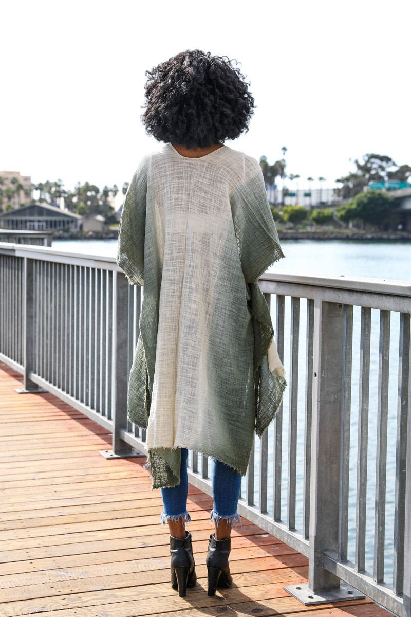 Blue Ombre Kimono Jacket,Beach cover up,Bohemian,festival,Oversized,Boho style,cardigan ,Summer Dress,Boho