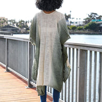 Blue Ombre Kimono Jacket,Beach cover up,Bohemian,festival,Oversized,Boho style,cardigan ,Summer Dress,Boho