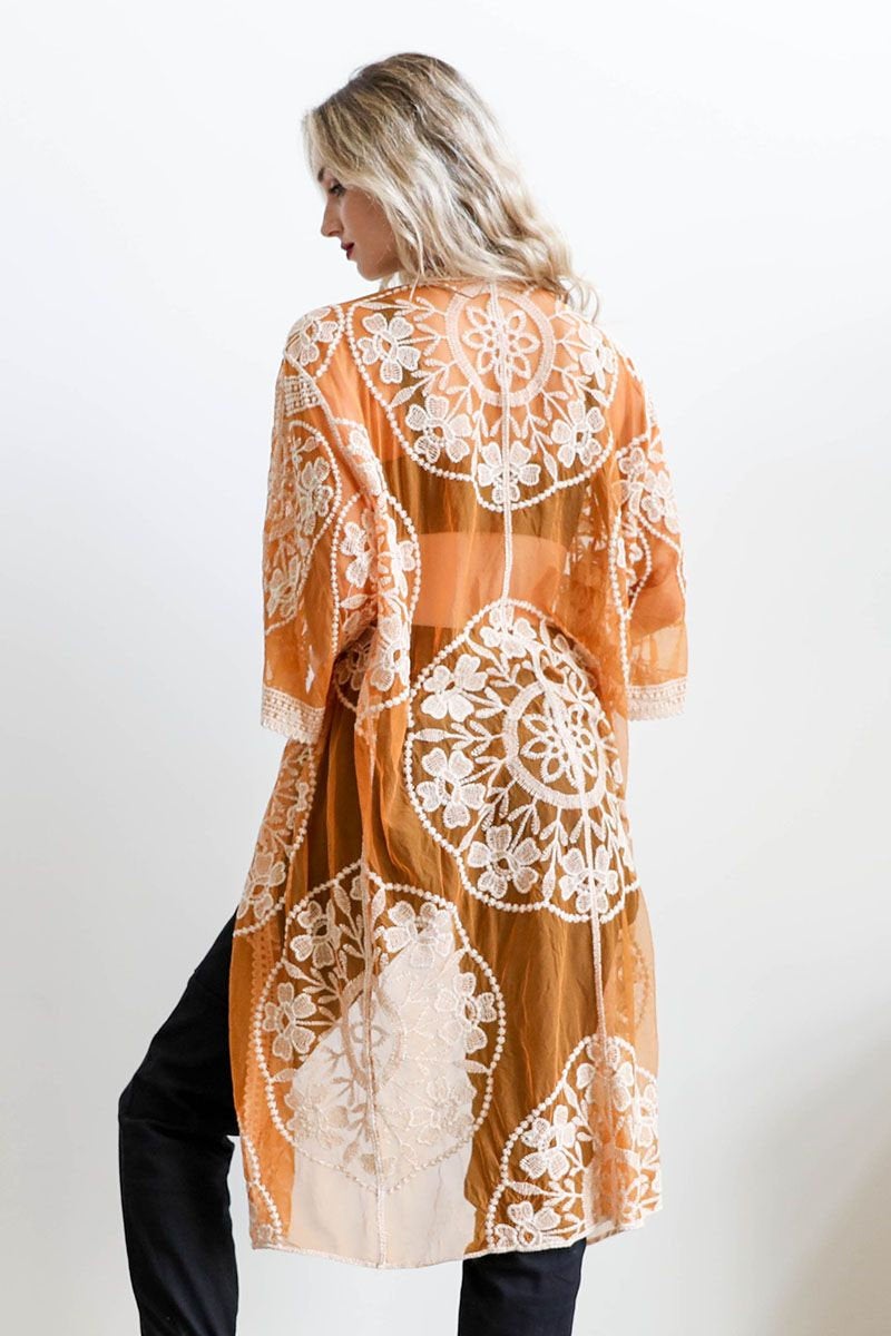 Black Lace Kimono, birthday gift, gifts for her, Mom Gift, Bridesmaid Gift, bridal party gif, maid of honor gift, bridesmaid gift idea