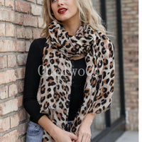 Leopard Gift, Fashion Infinity Scarf, Leopard Print scarves, Great item, for Holiday Gift Free shipping