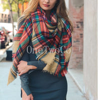Blanket Scarf, Teenage Girl Gifts, College Student Gift, teacher gift, Gift under 20, cashmere feel scarf, christmas scarf,christmas gift,