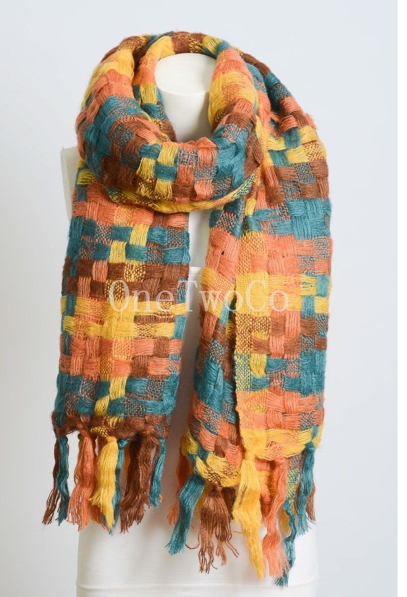 Winter Gifts, Chunky Scarf, Knitted Scarf, Christmas Gifts, Stocking Stuffers for Women, unique Christmas gift