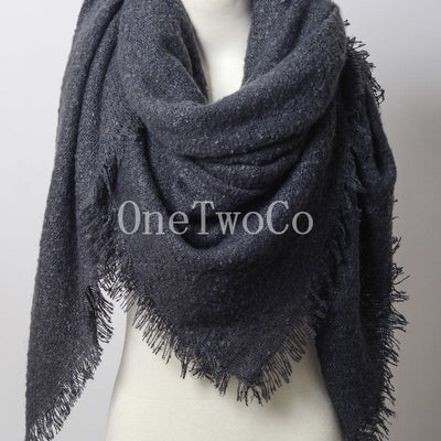 Blanket Scarf Charcoal, Wedding favors, Bridesmaid gifts, Bridesmaid shawl, Bridesmaid scarf, Bridal wrap,Bridesmaid gifts