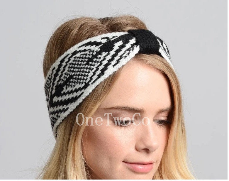 Christmas gifts, gray winter turban, knit headband winter, Ladies headbands, head turbans, winter headband, Ladies winter hat, warm headband