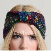 unicorn color headband, Christmas gifts, trendy winter turban, knit headband winter,Ladies headbands, head turbans, winter warm headband