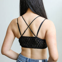 Lace Bralette, for women, lace bra, Crochet Lace Longline Bralette, Gift For Her, Gift For Birthday, valentines day gifts, for girlfriend