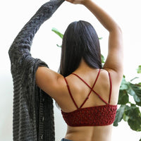 Lace Bralette, for women, lace bra, Crochet Lace Longline Bralette, Gift For Her, Gift For Birthday, valentines day gifts, for girlfriend