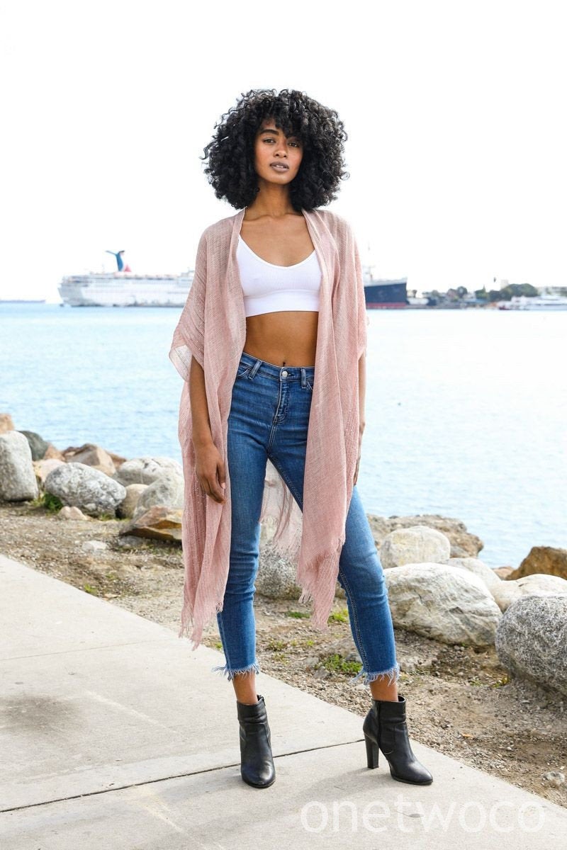Teal Green Kimono, Kimono Wrap, Beach cover up, Bohemian,festival,Oversized,Boho style,cardigan ,Summer Dress,Boho