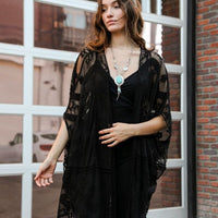Dusty Pink Lace Kimono, Kimono Duster, Kimono Wrap, Beach cover up,Bohemian,festival,Oversized,Boho style,cardigan ,Summer Dress,Boho