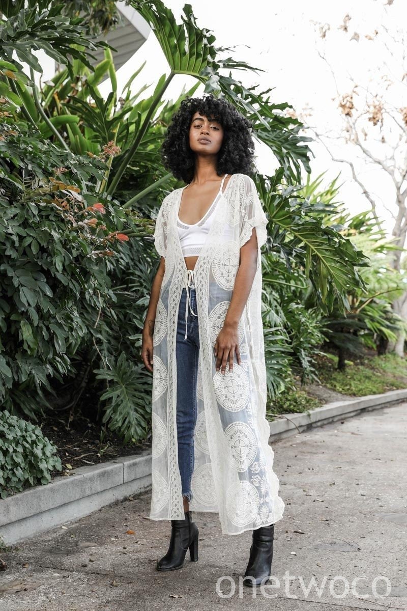 Lace Kimono Duster, Kimono Wrap, Best Friend Gift, Gift For Her, Gift For Birthday, Gift For Women, valentines day gifts, girlfriends gift