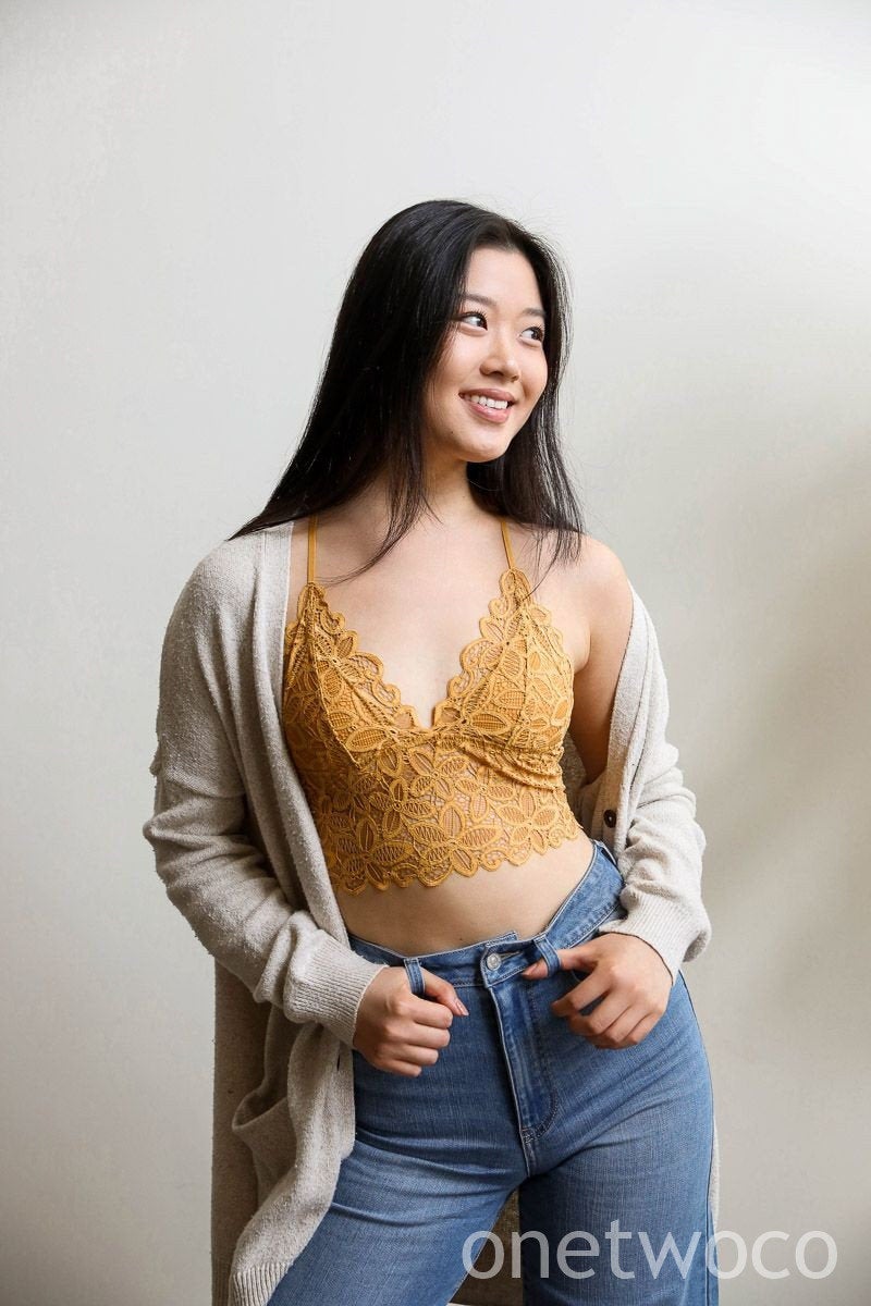 Padded Lace Bralette, bralette cami, bralette top, sexy bralette, valentines day, gift for women, gift for bridal, lace bralette