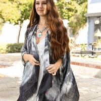Dip Dye Kimono, Jacket Kimono, Beach cover up, Bohemian, festival, Summer Dress