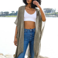 Teal Green Kimono, Kimono Wrap, Beach cover up, Bohemian,festival,Oversized,Boho style,cardigan ,Summer Dress,Boho