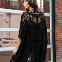 Dusty Pink Lace Kimono, Kimono Duster, Kimono Wrap, Beach cover up,Bohemian,festival,Oversized,Boho style,cardigan ,Summer Dress,Boho