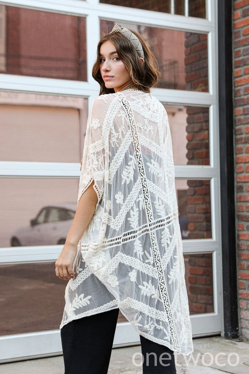 Green Lace Kimono, Best Friend Gift, Gift For Her, Gift For Birthday, Gift For Women, gift for bridesmaid