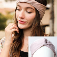 Light Blue headband, Twist Headband,Yoga Headband,Fitness Headband, Nurse headband, Wide headband, Solid Color Headband, Football Headband