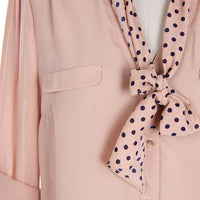 polka dot blouse women, blouses woman, shirts for women, pink shirt women, pink blouse women, collared blouse