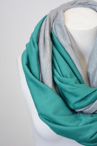 teal scarf women, reversible infinity scarf, Fashion Accessories,Woman Scarves,mothers day gift,Mom Gift, Women Scarves, birthday gifts