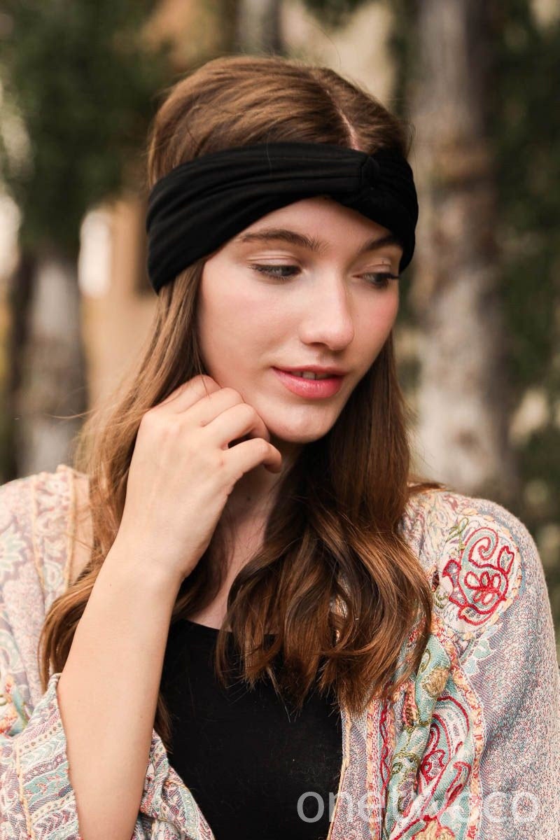 Red headband, Twist Headband,Yoga Headband,Fitness Headband, Nurse headband, Wide headband, Solid Color Headband, Football Headband