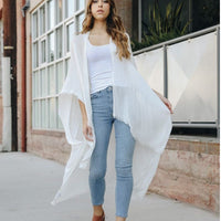 Ivory Kimono Jacket,Beach cover up,Bohemian,festival,Oversized,Boho style,cardigan ,Summer Dress,Boho