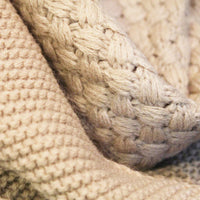 Gray Knitted Infinity Scarf - Bean Concept - Etsy