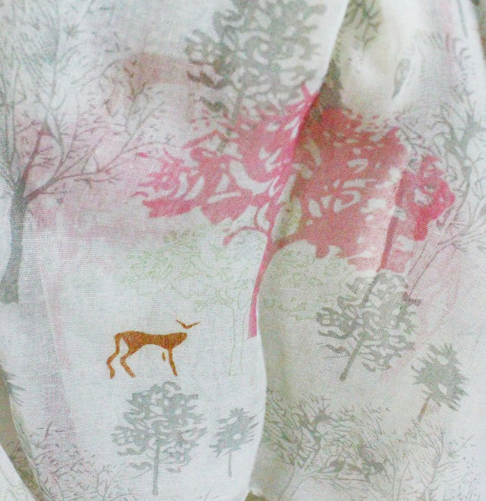 Pink Life of Tree Scarf - Bean Concept - Etsy