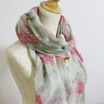 Pink Life of Tree Scarf - Bean Concept - Etsy