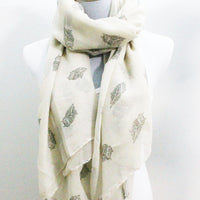 Light Beige Owl Scarf - Bean Concept - Etsy