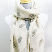 Light Beige Owl Scarf - Bean Concept - Etsy