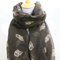 Brown Owl Scarf - Bean Concept - Etsy