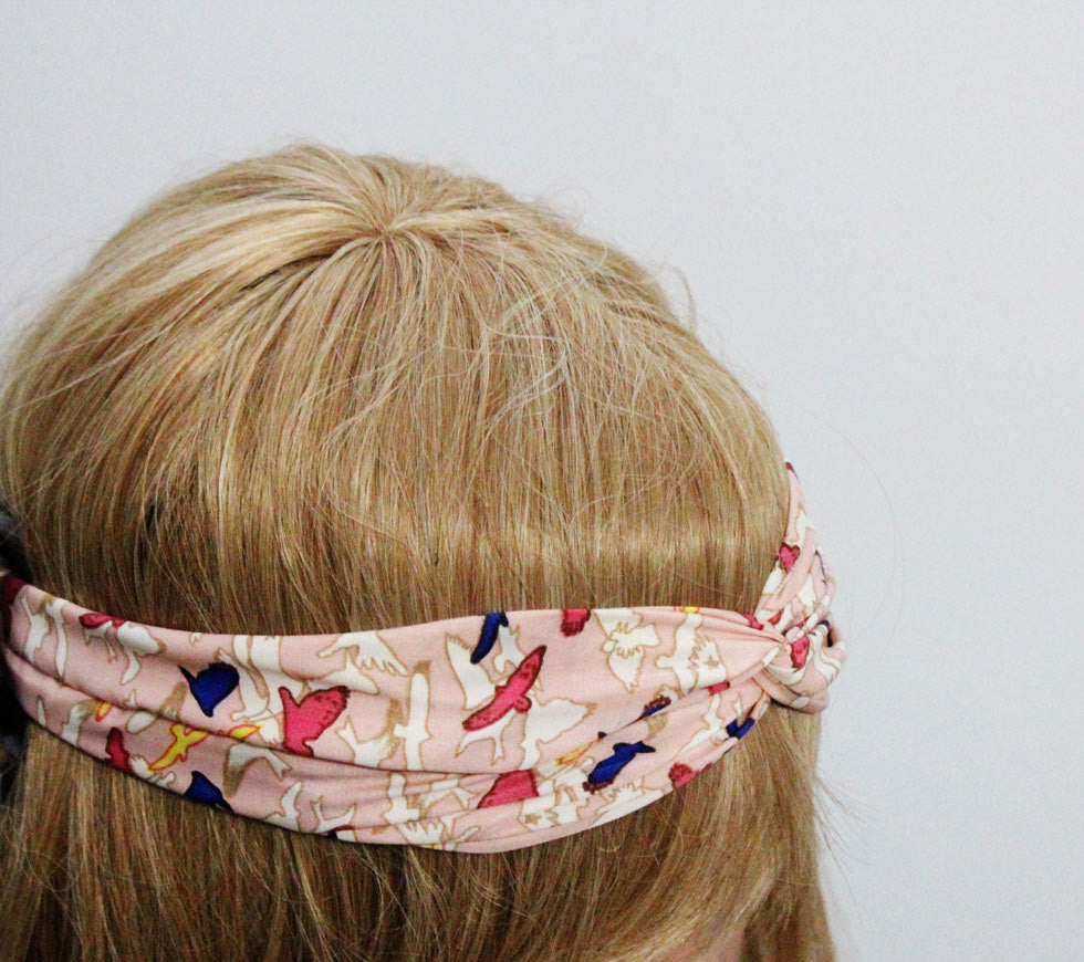 Little Birds Pink Headband - Bean Concept - Etsy