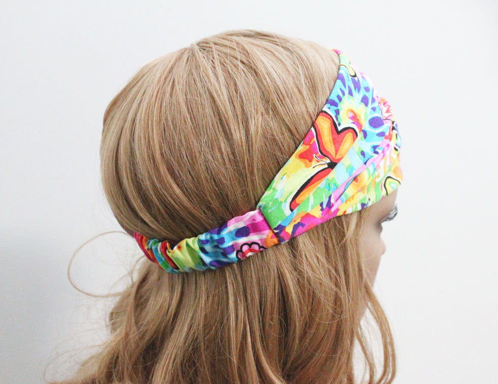 Floral Cotton Turban Headband - Bean Concept - Etsy