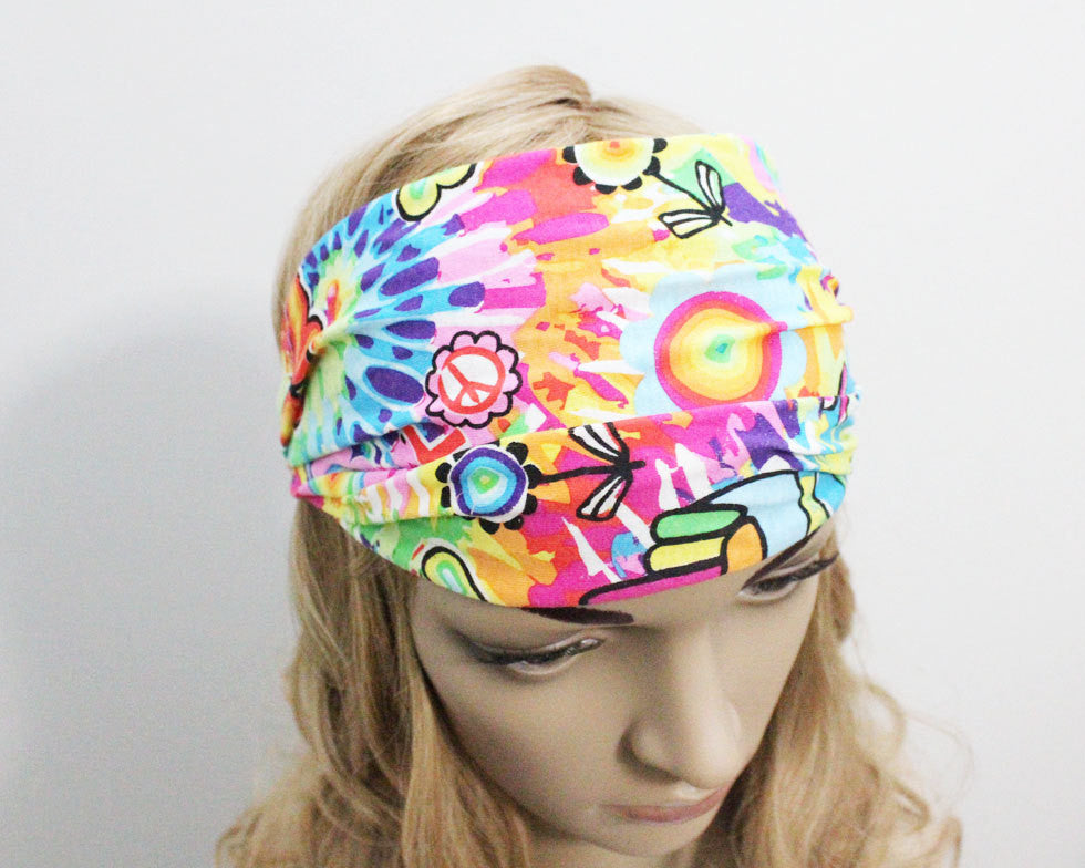 Floral Cotton Turban Headband - Bean Concept - Etsy