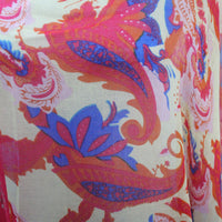 Blue and Red Skull Infinity Scarf with Tree Print - Bean Concept - Etsy