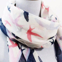 White Seagull Square Scarf - Bean Concept - Etsy