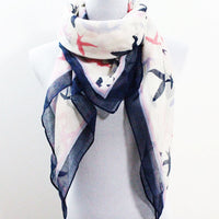 White Seagull Square Scarf - Bean Concept - Etsy