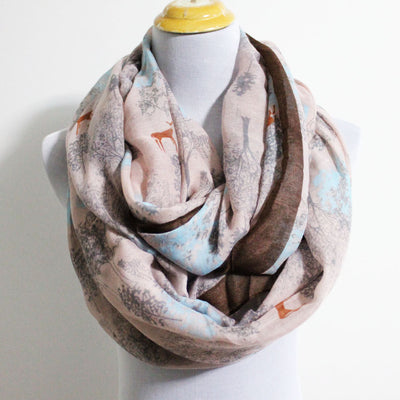 Pink Tree Scarf - Bean Concept - Etsy