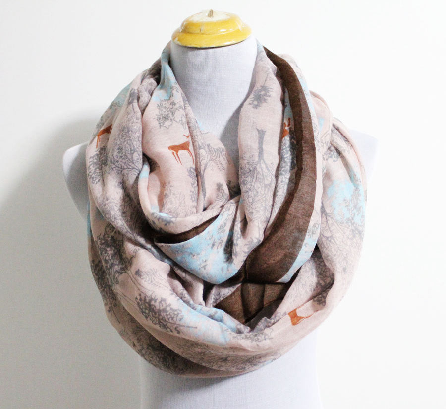 Pink Tree Scarf - Bean Concept - Etsy