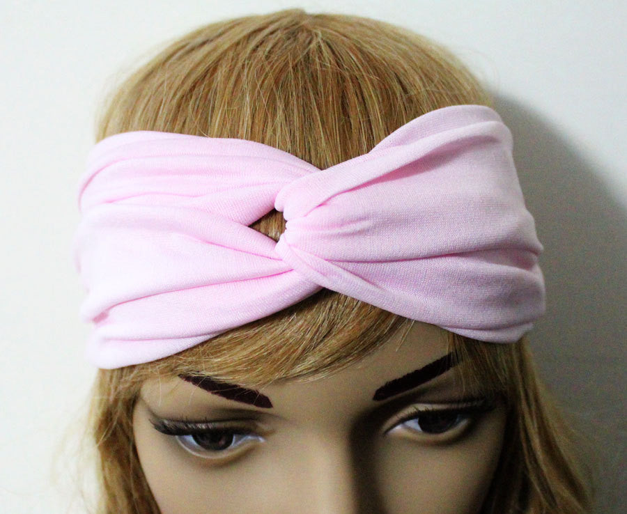 Rose Pink Yoga Headband - Bean Concept - Etsy
