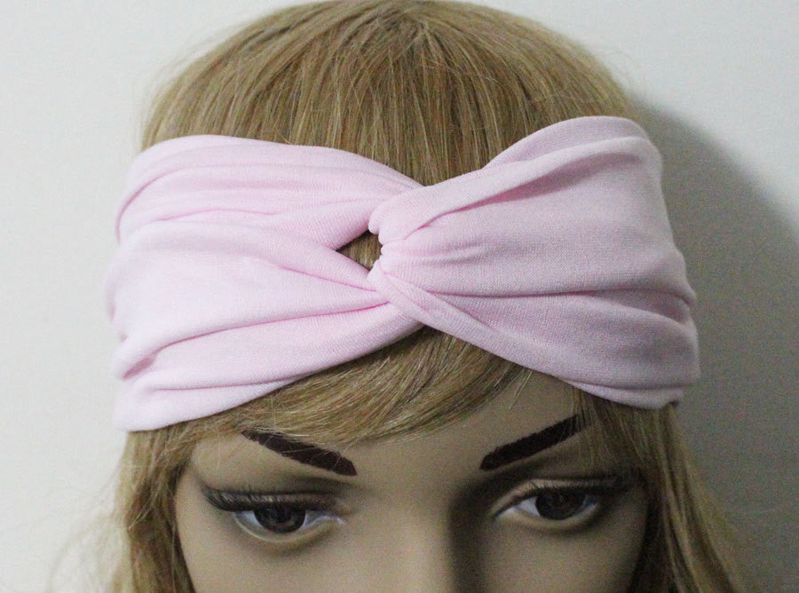 Rose Pink Yoga Headband - Bean Concept - Etsy