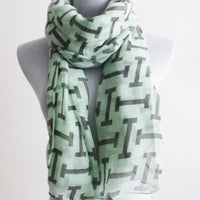 Mint Green Aztec Scarf - Bean Concept - Etsy