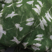 Olive Green Bird on Branch Infinity Scarf - Bean Concept - Etsy