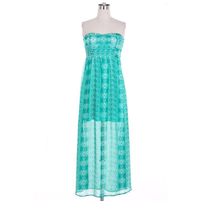 Bow Tie Back Boho Maxi Dress - Bean Concept - Etsy