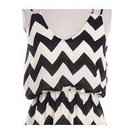 Pink Tank Top Chevron Dress - Bean Concept - Etsy